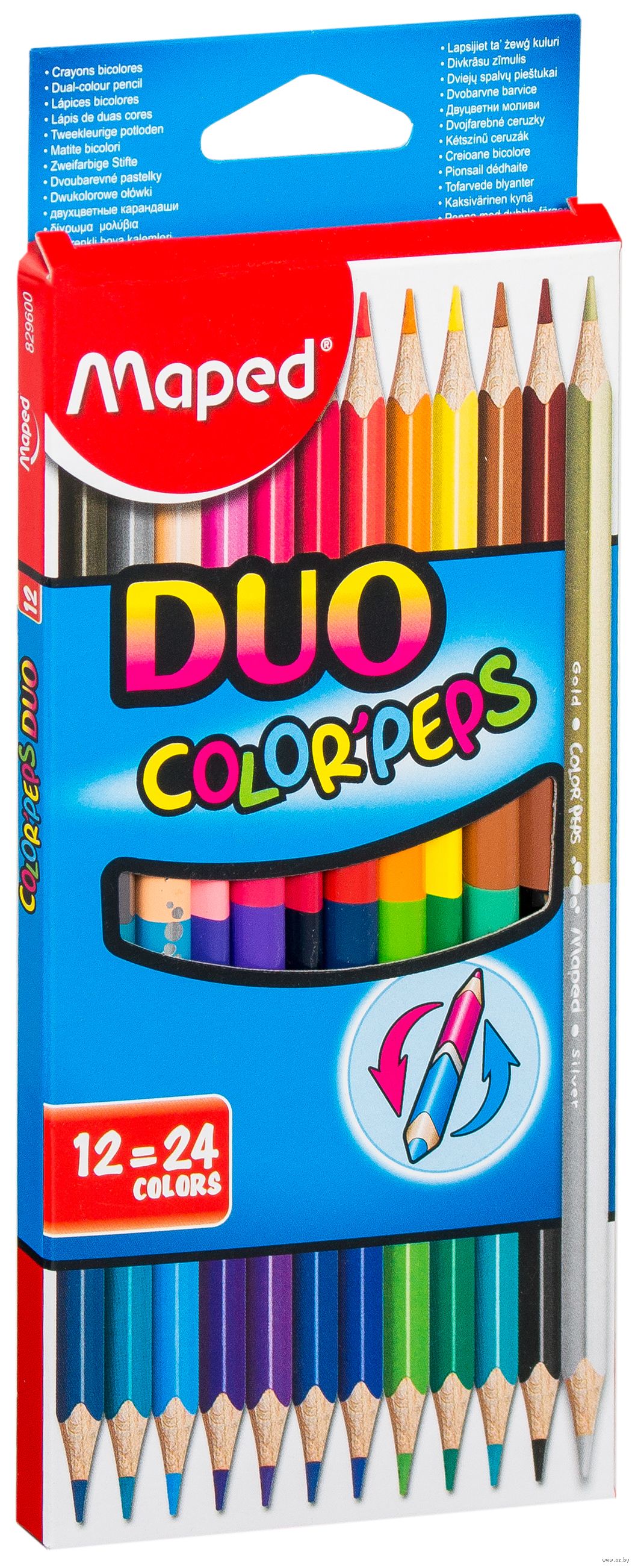 Цветные карандаши Maped DUO